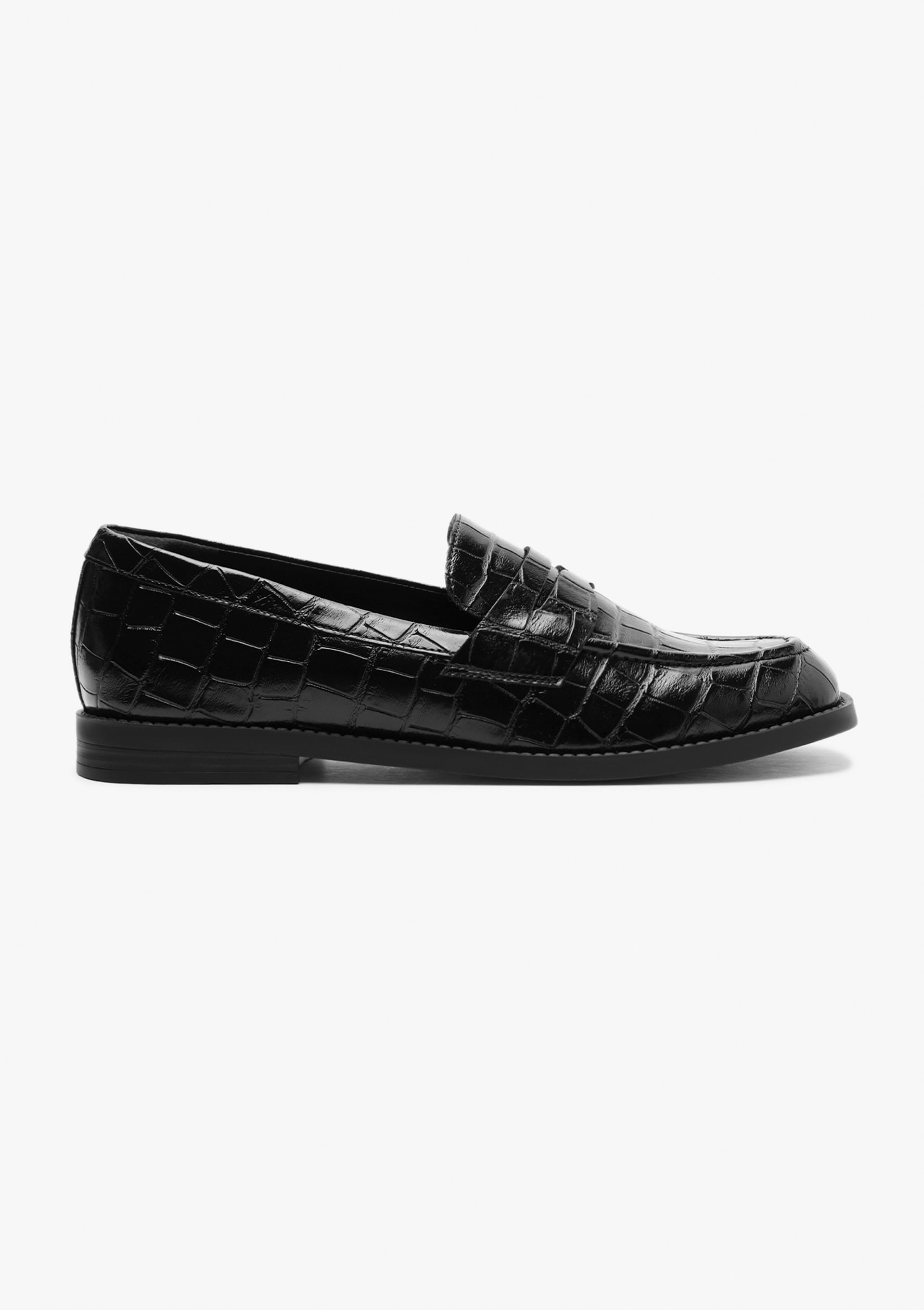 Mocassim Feminino Croco - Preto — Hering