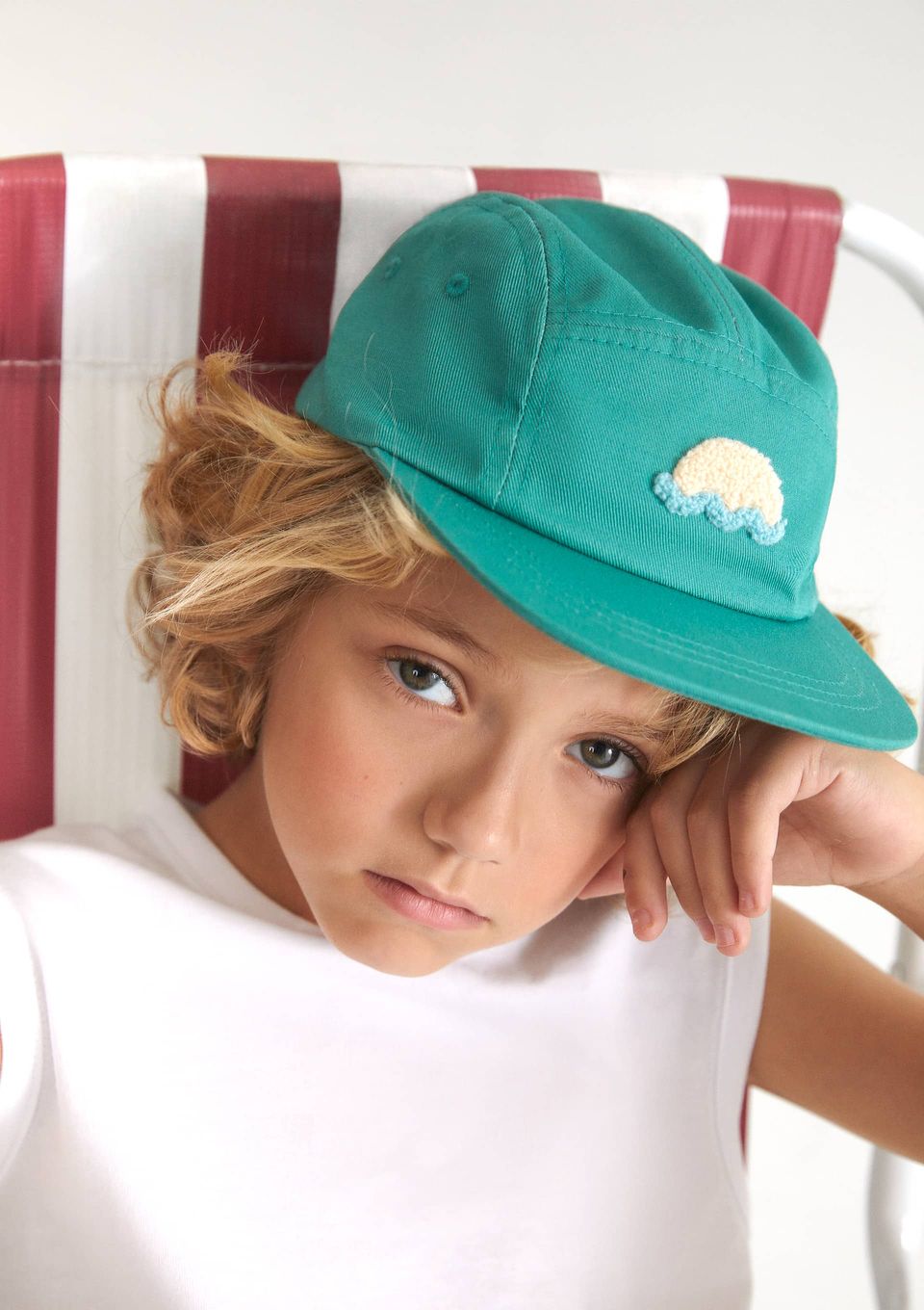 Boné Infantil Unissex Aba Reta Bordado - Verde