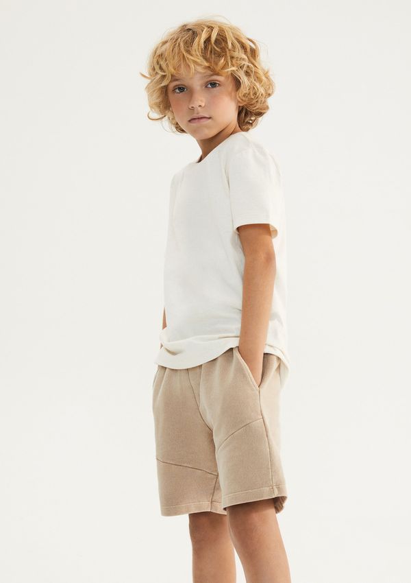 Camisa Infantil Menino Super Cotton E Linho - Creme 006