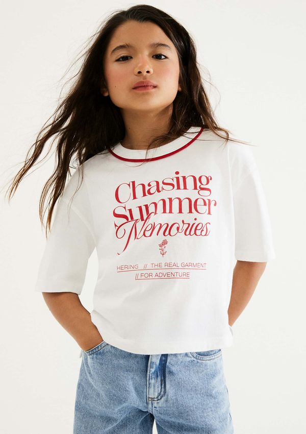 Blusa Infantil Menina Oversized Super Cotton - Branco 014