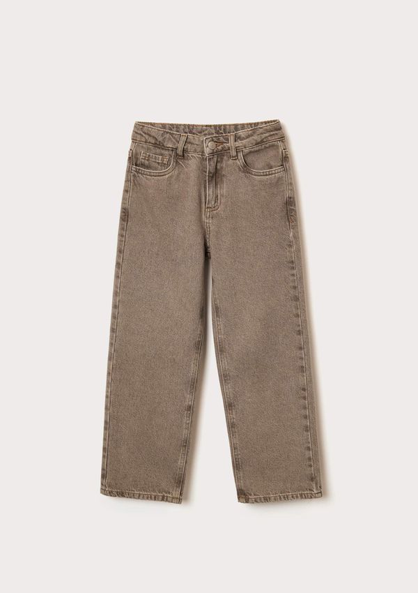 Calça Jeans Infantil Menina Skater Fit - Cinza 014