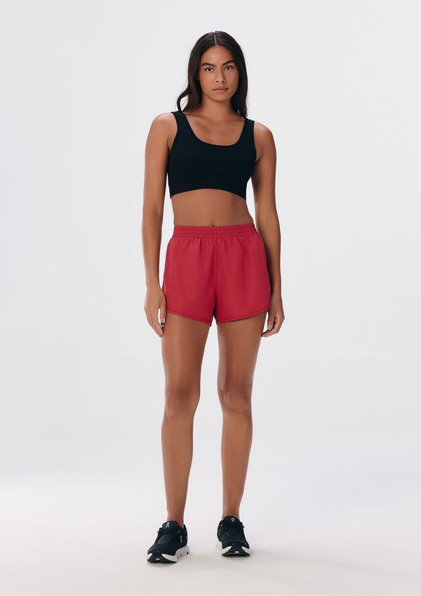 Shorts Esportivo Feminino Runner Easy Care - Vermelho XG