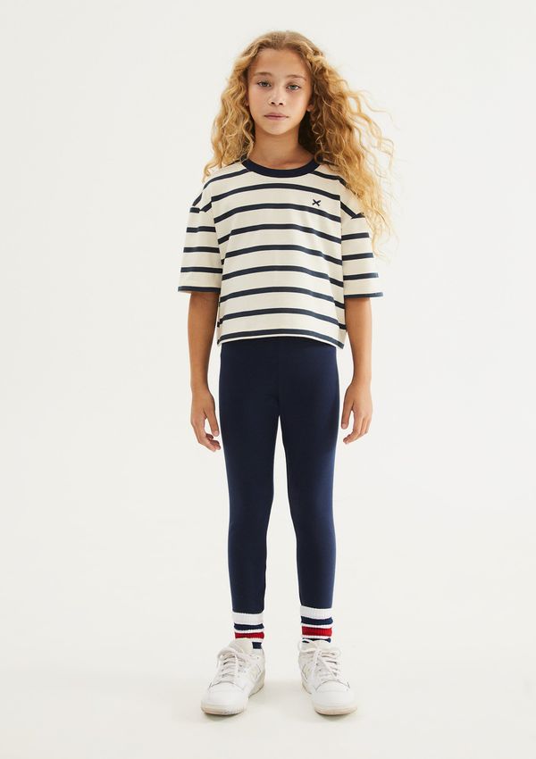 Blusa Infantil Menina Boxer Oversized - Azul 012
