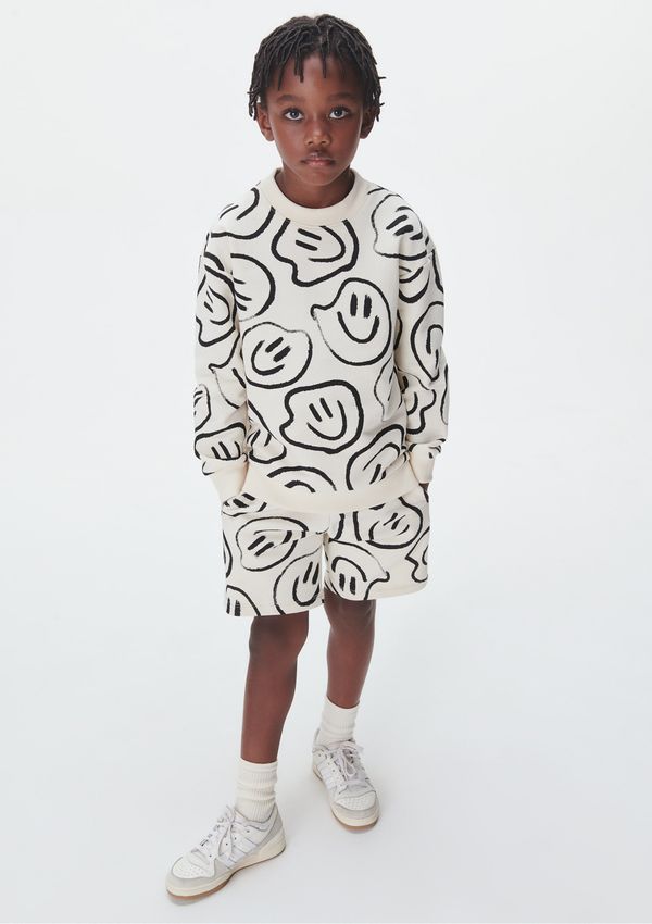 Blusão Infantil Menino Estampado - Off white 012
