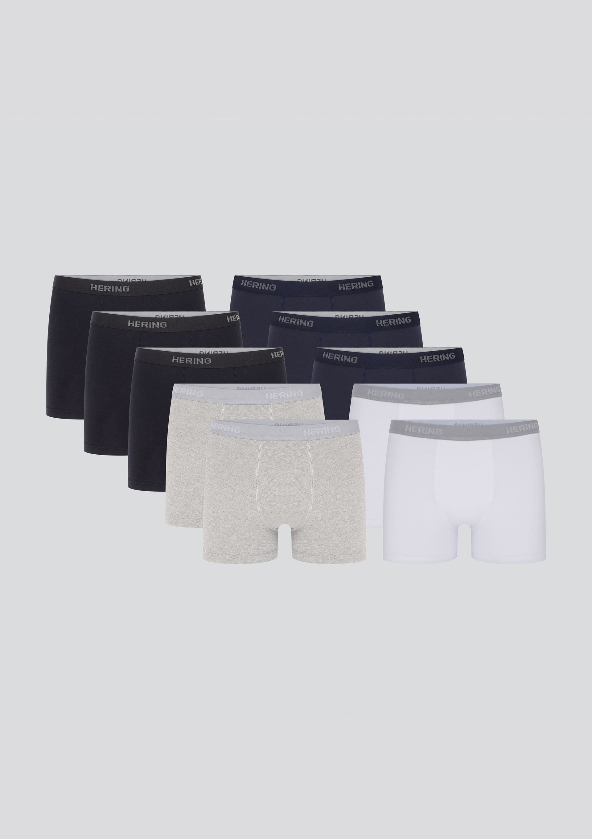 Kit 10 Cuecas Boxer Com Elástico Personalizado - Multicolorido