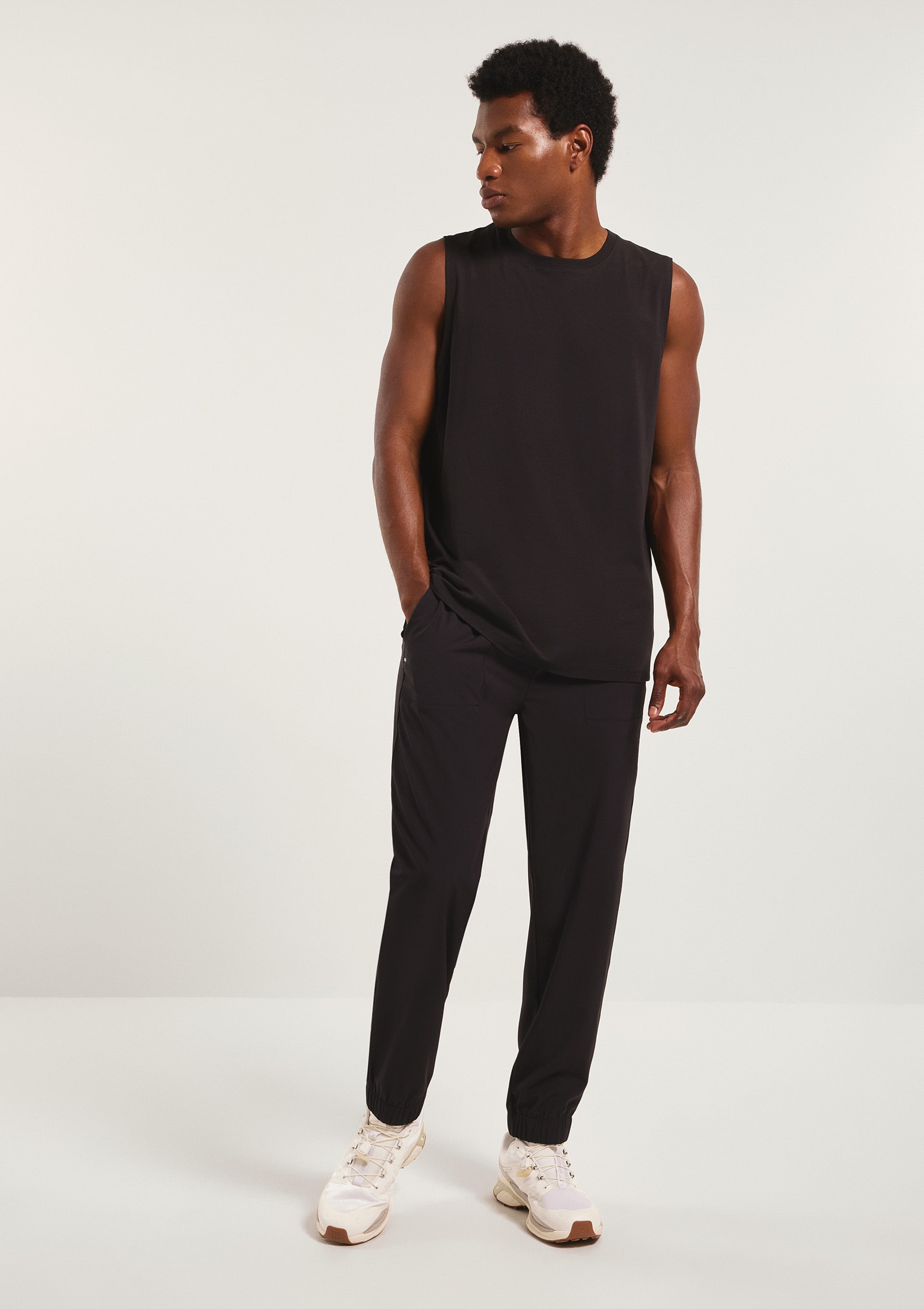Calça Esportiva Masculina Jogger - Preto