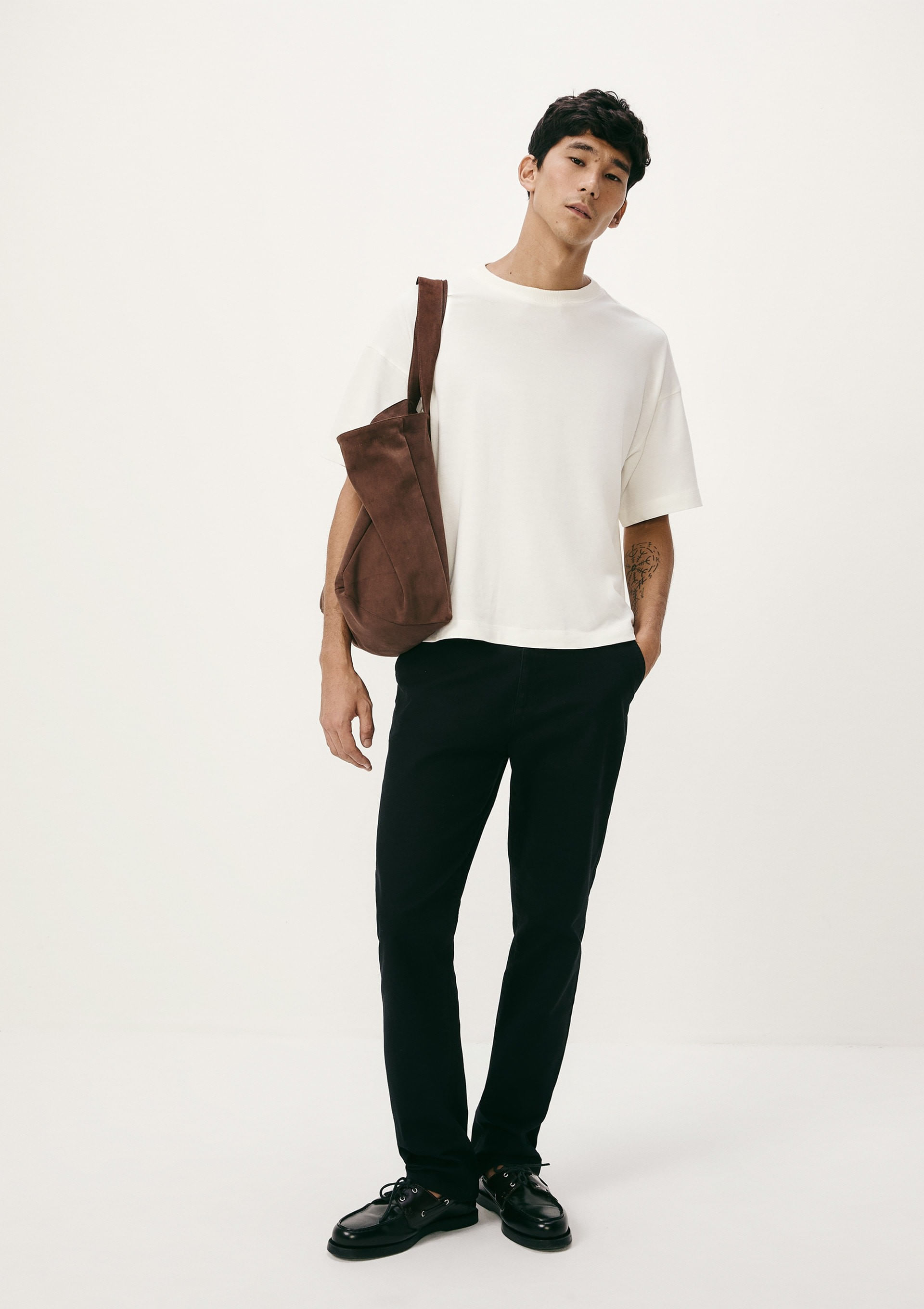 Calça Masculina Chino Reta - Preto