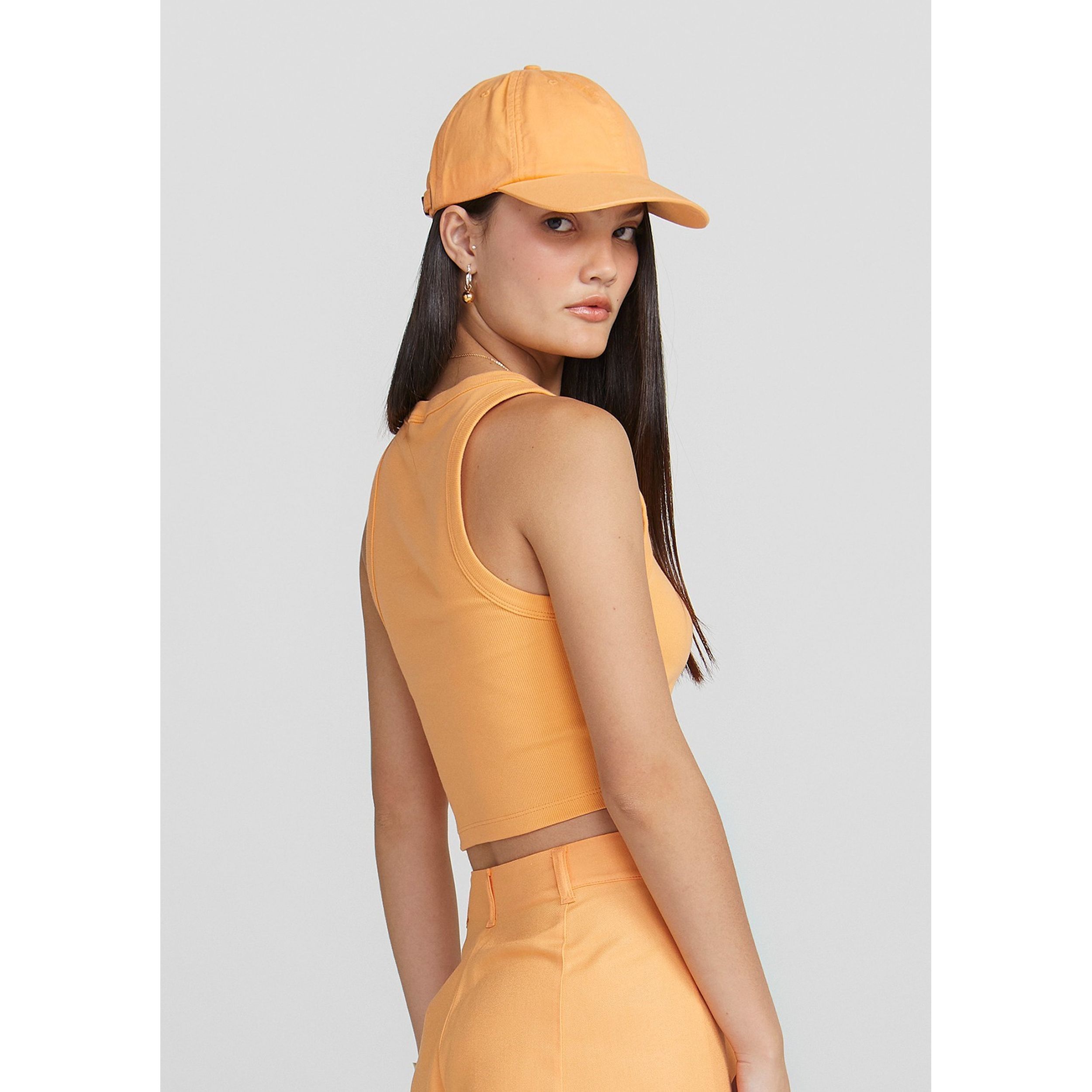 Boné Unissex Aba Curva - Laranja