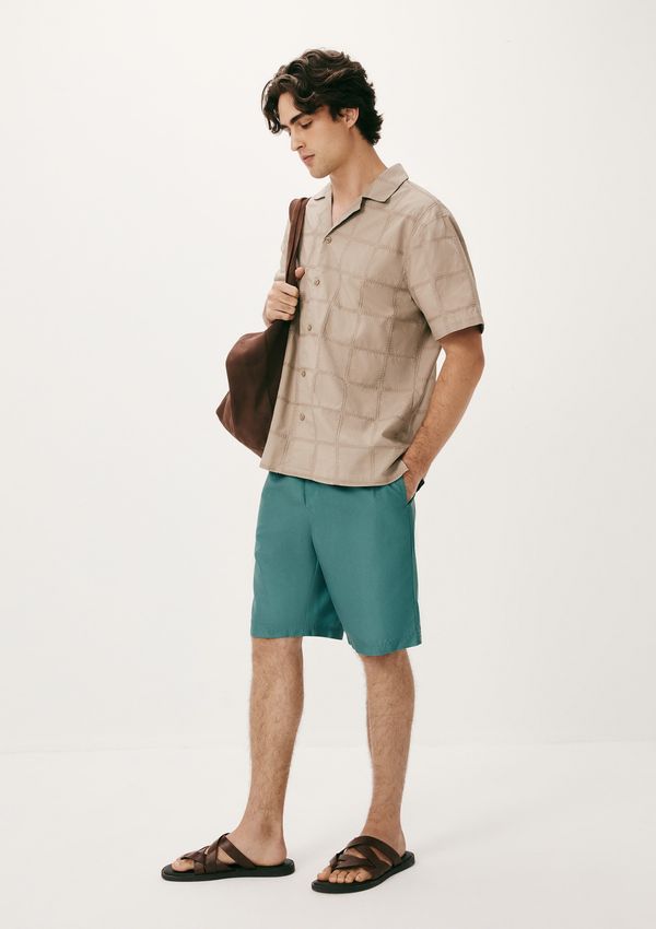 Bermuda Masculina Praia Reta - Verde P