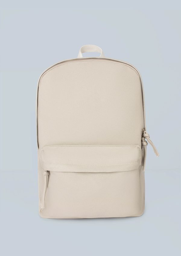 Mochila Masculina De Lona - Bege UNI