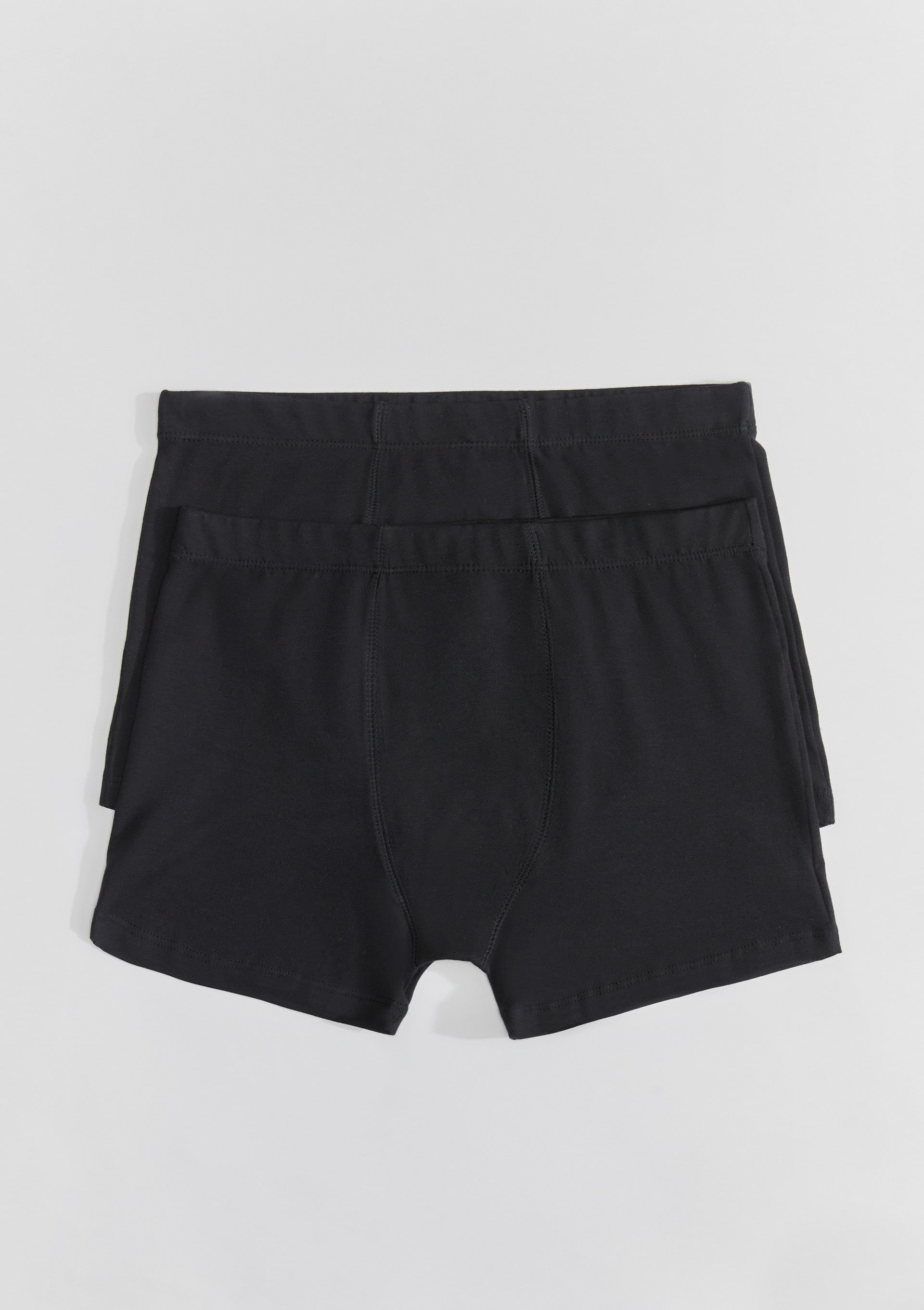 Kit 2 Cuecas Boxer Com Cós Revestido - Preto