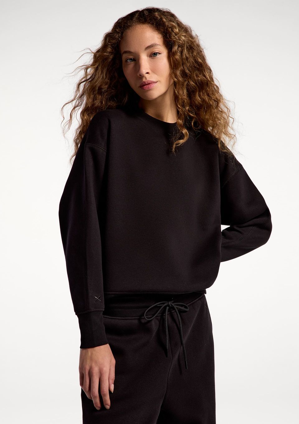 Blusão Feminino em Moletom - Preto
