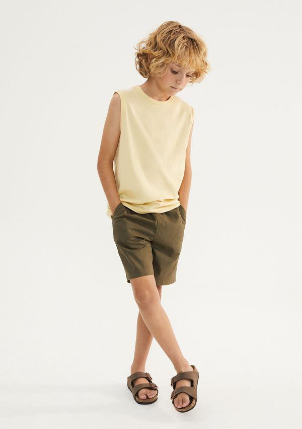 Bermuda Infantil Menino Reta - Verde 010