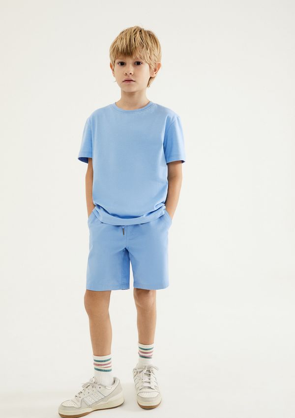 Bermuda Infantil Menino Reta - Azul 012