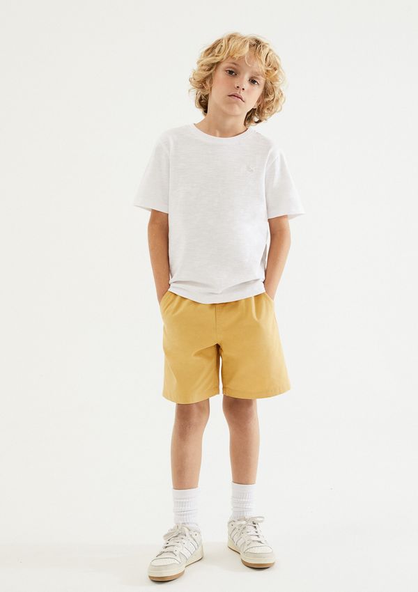 Bermuda Infantil Menino Reta - Amarelo 016