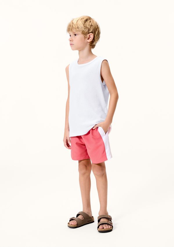 Bermuda De Banho Infantil Menino Colorida - Vermelho 014