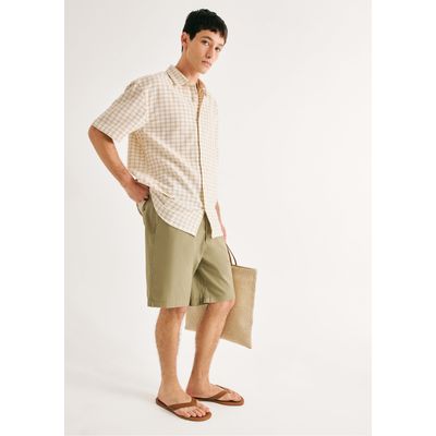 Bermuda Básica Masculina Chino - Verde