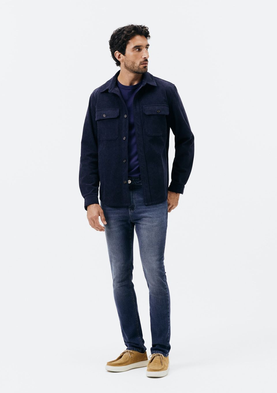 Calça Masculina Jeans Skinny - Azul