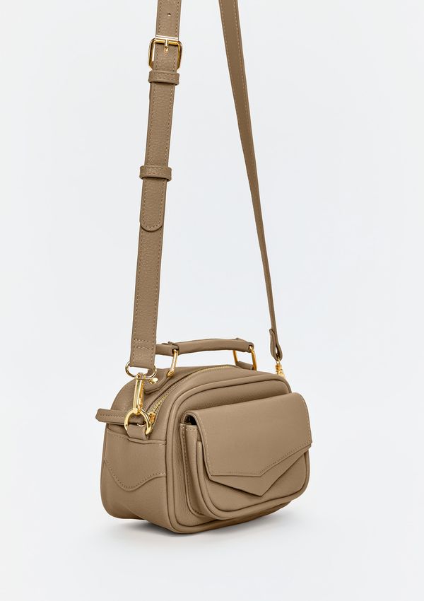 Bolsa Tiracolo Feminina Pequena - Bege UNI