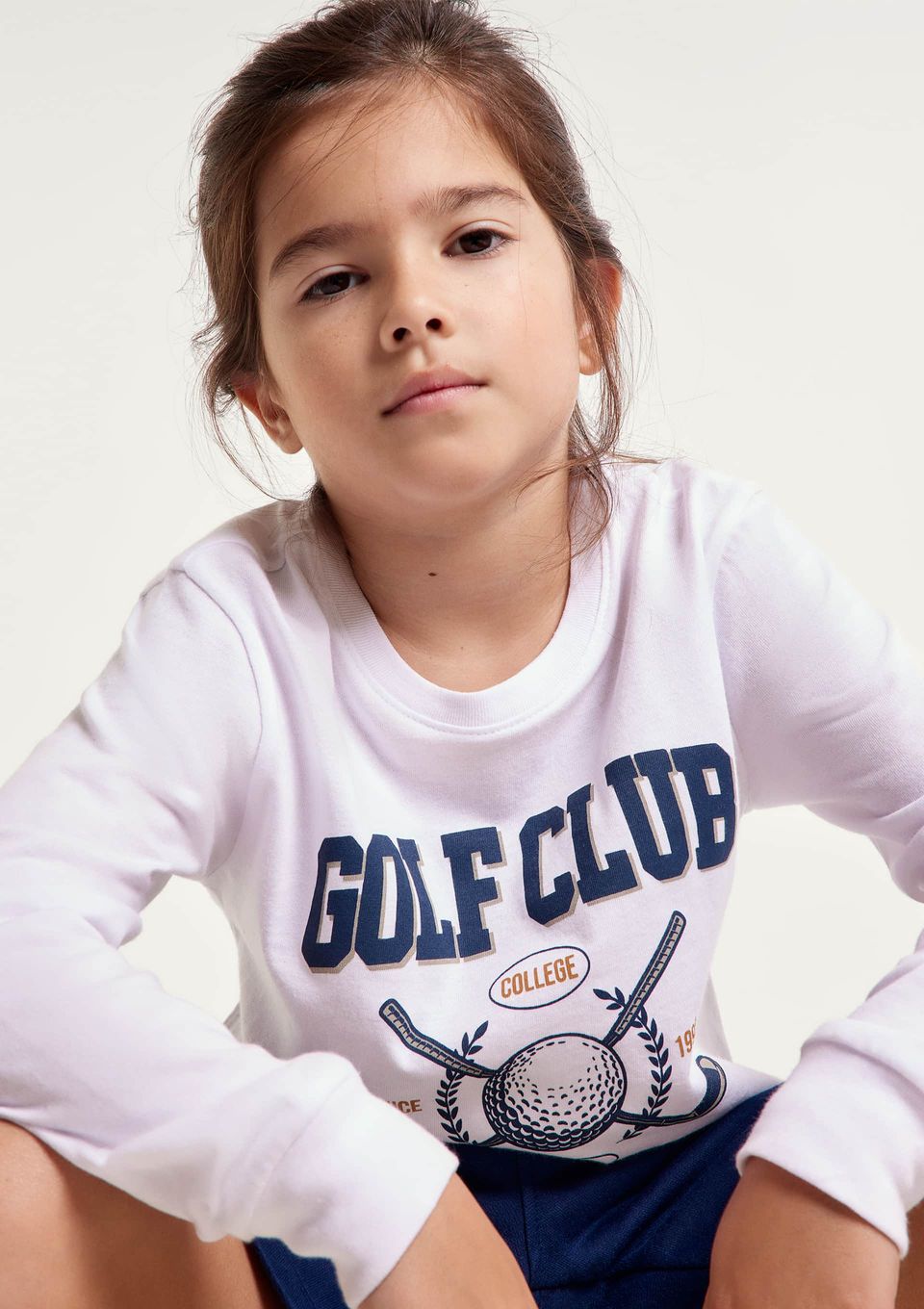 Camiseta Infantil Menino Manga Longa com Estampa Hering Kids - Branco