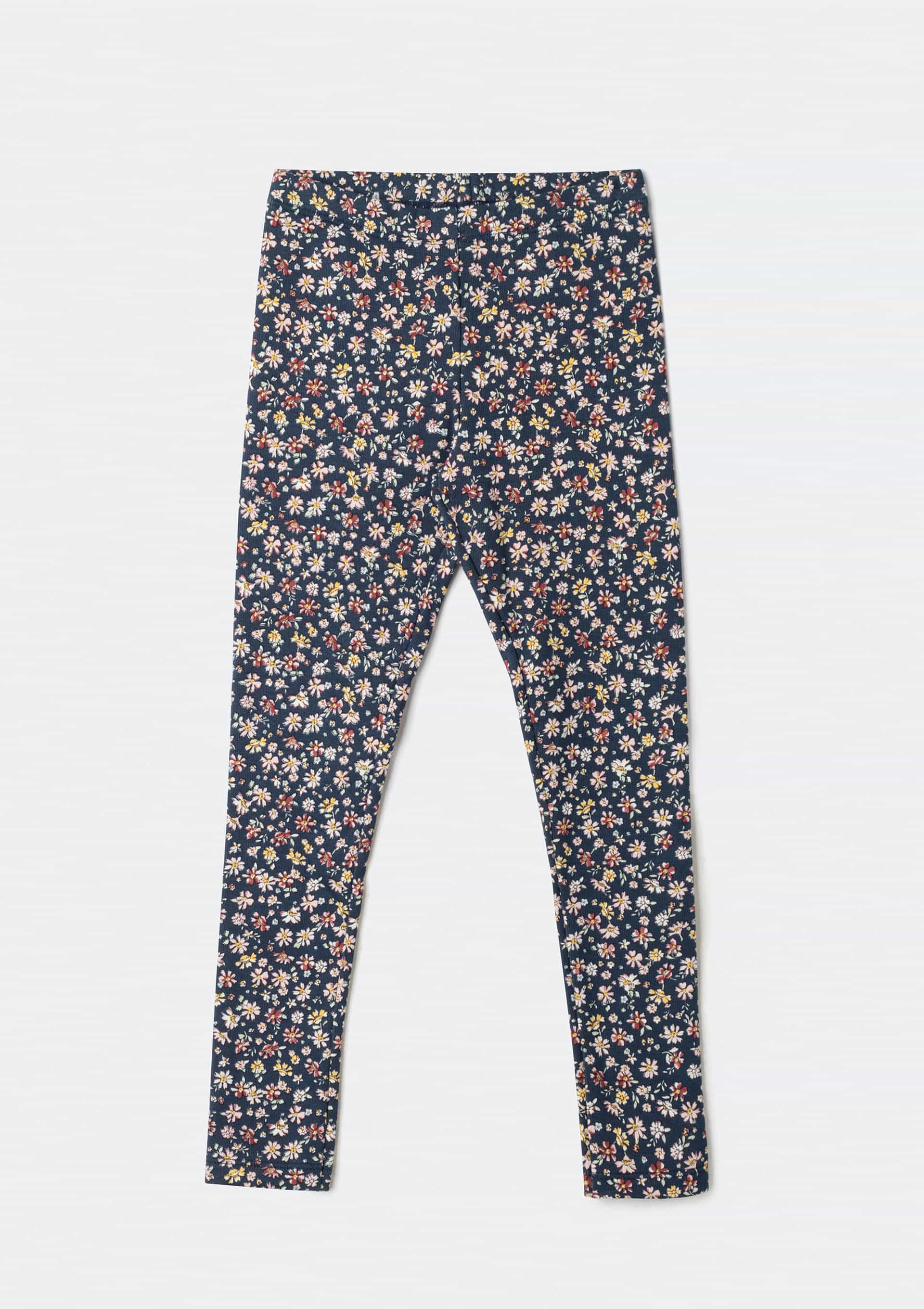 Calça Legging Infantil Menina Estampada - Azul