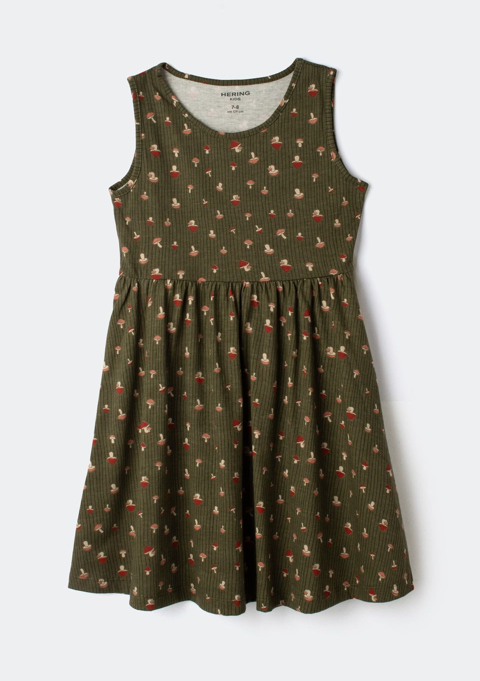 Vestido Curto Infantil Estampado - Verde