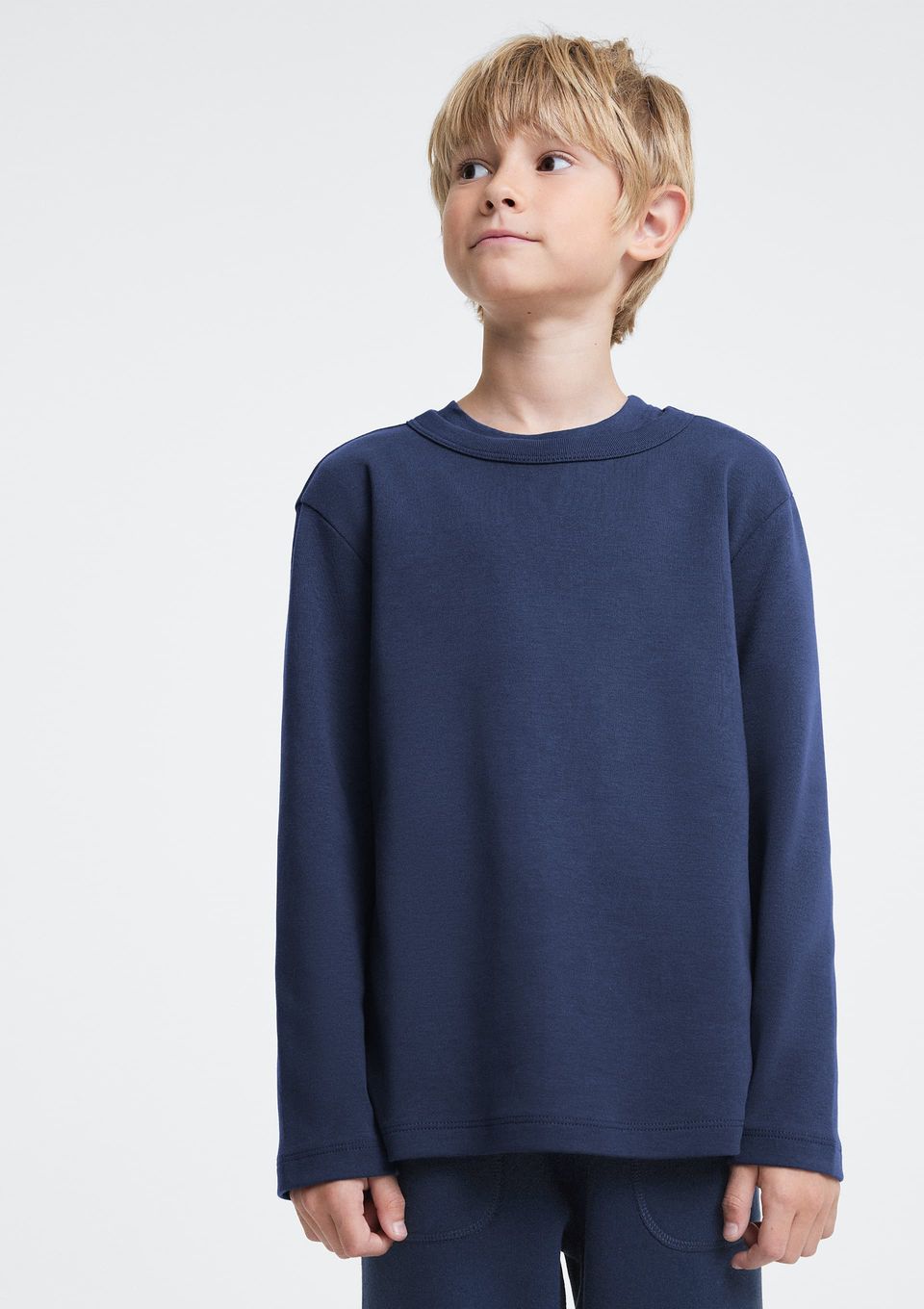 Camiseta Infantil Menino Manga Longa - Azul