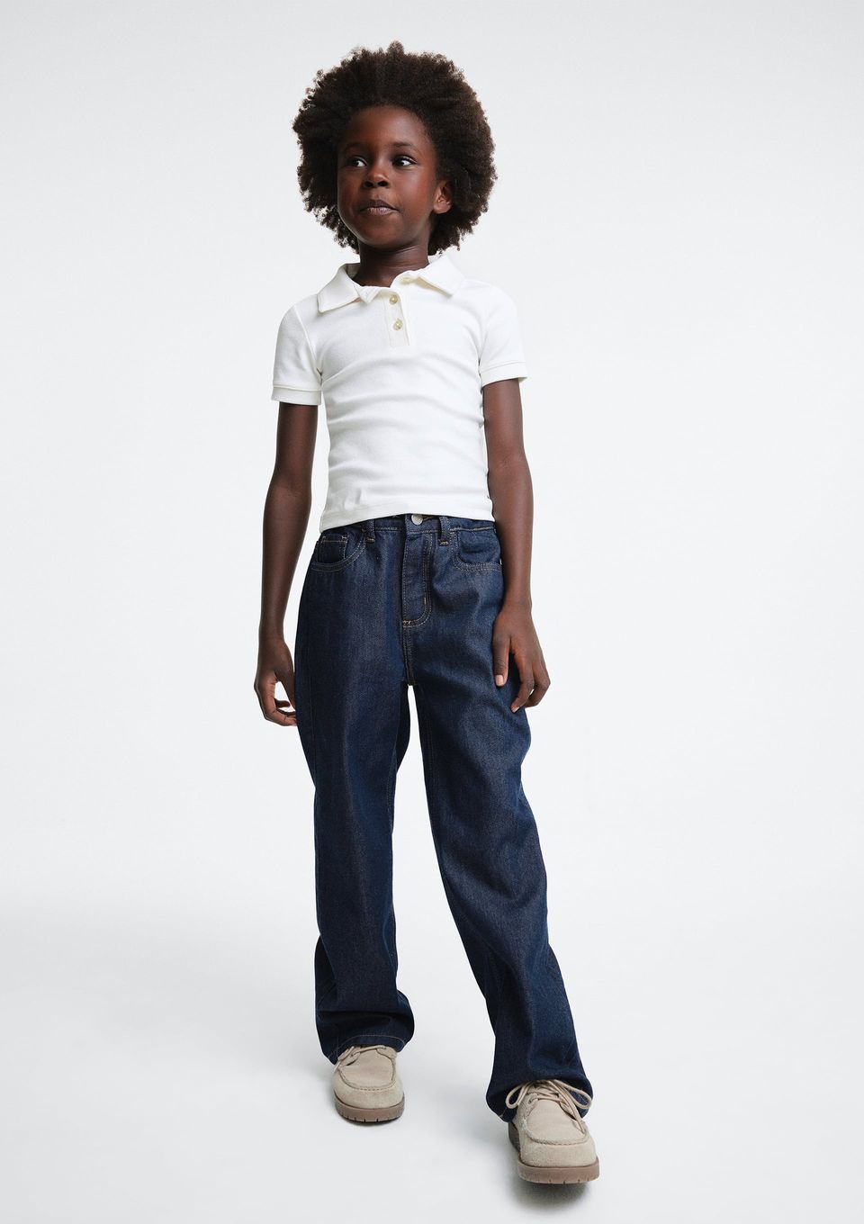 Calça Jeans Infantil Menina Skater Fit - Azul