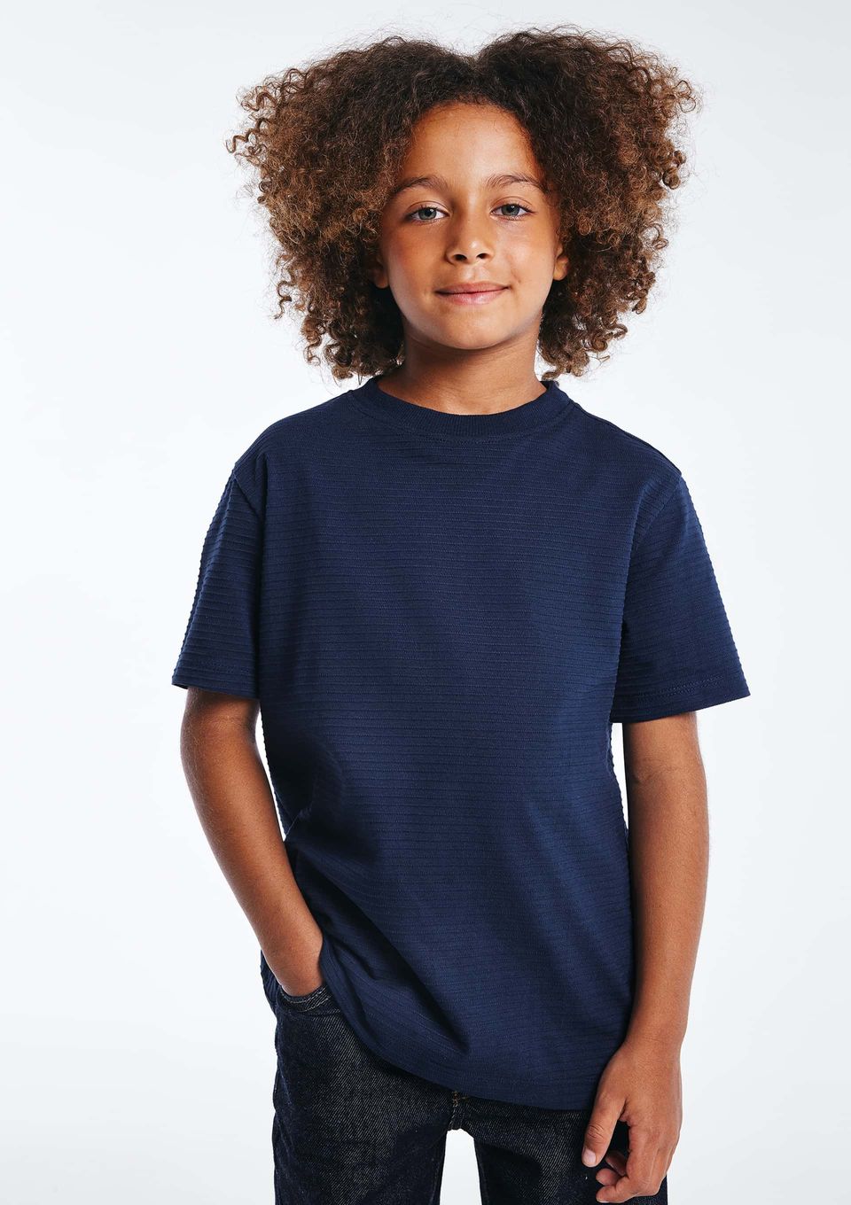 Camiseta Infantil Menino Manga Curta - Azul