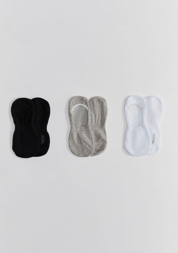 Kit 3 Pares De Meias Sapatilha Invisível - Multicolorido M