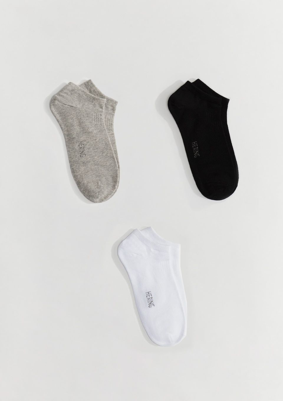 Kit 3 Pares de Meias Soquete Unissex - Multicolorido