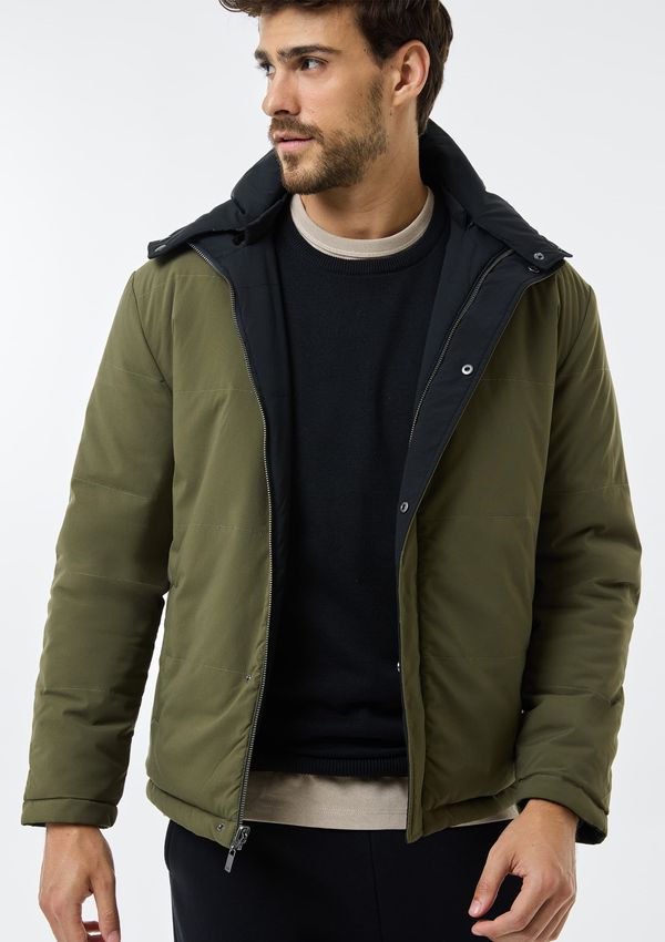 Jaqueta Masculina Dupla Face Acolchoada - Verde M