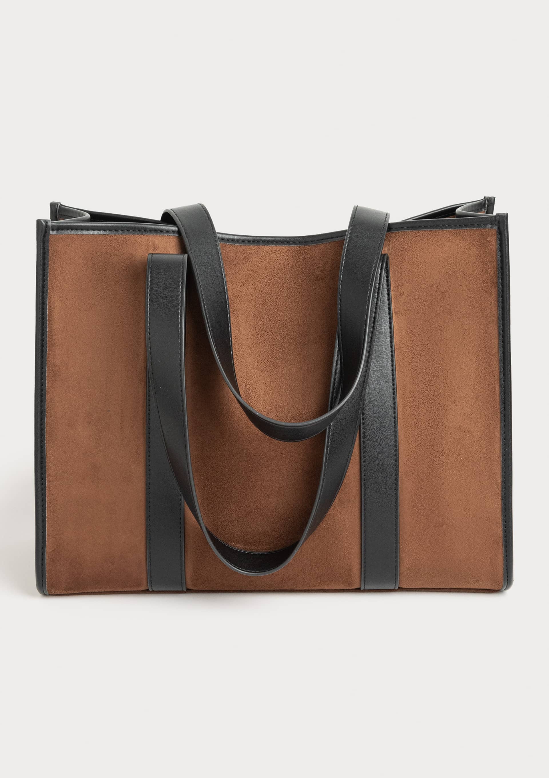 Bolsa Feminina Suede Tote - Marrom