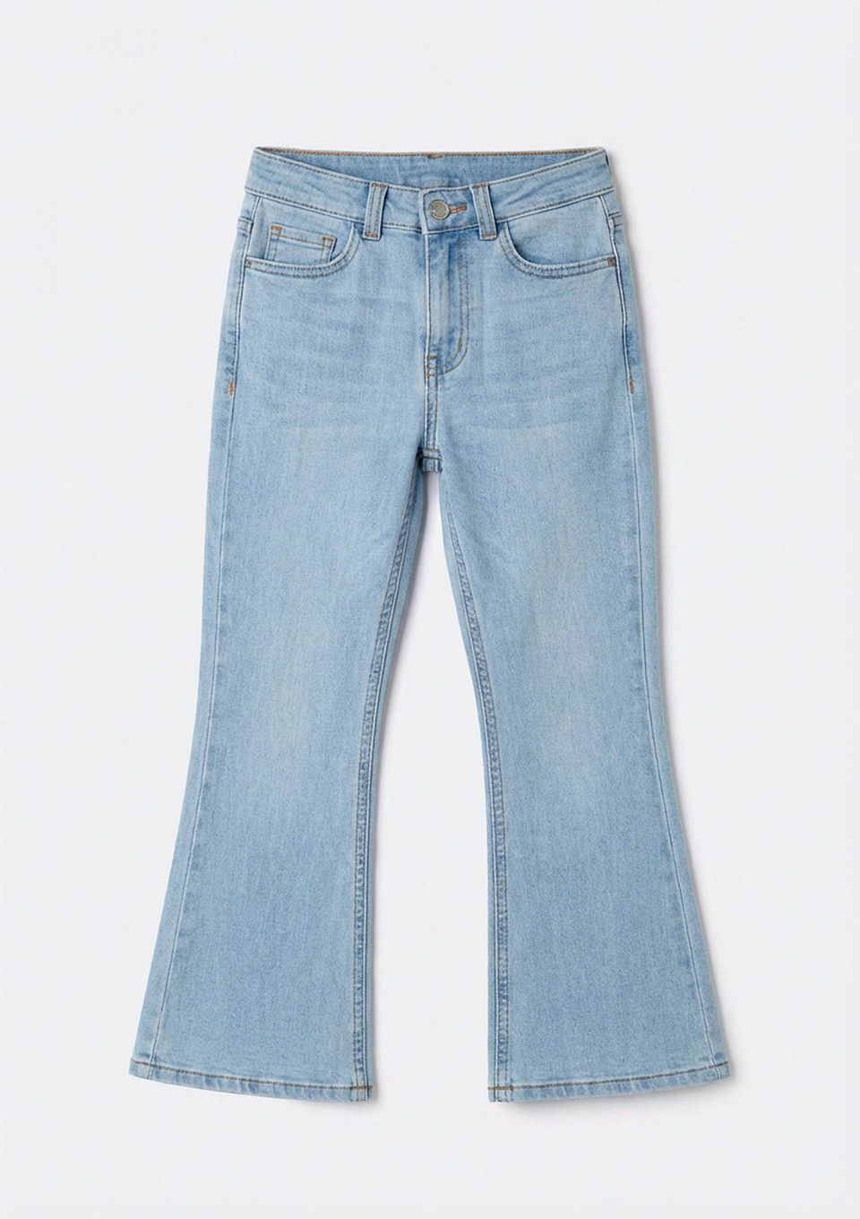 Calça Jeans Infantil Menina Flare - Azul