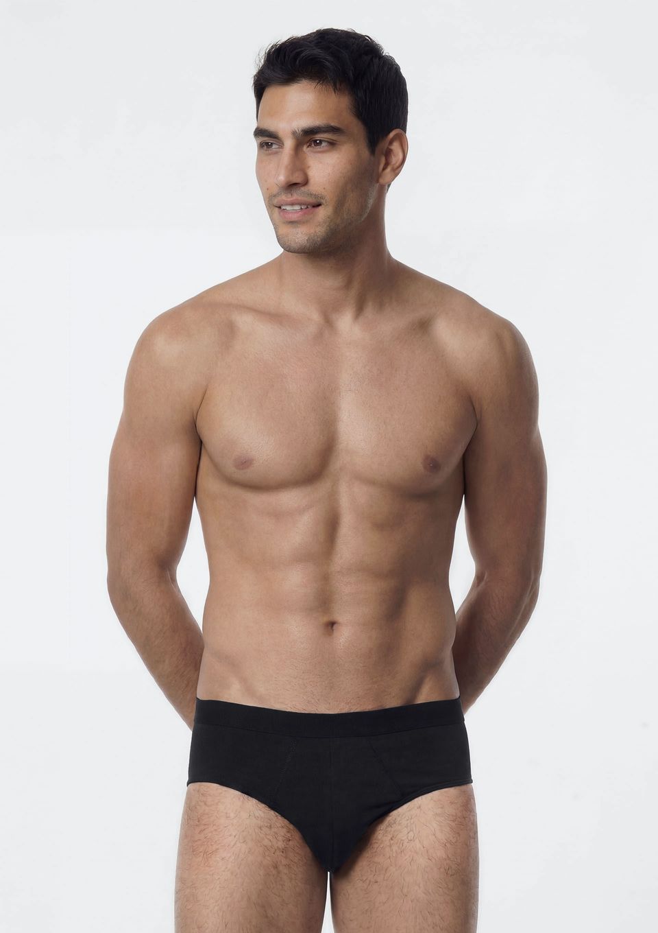 Cueca Slip em Algodão Pima - Preto