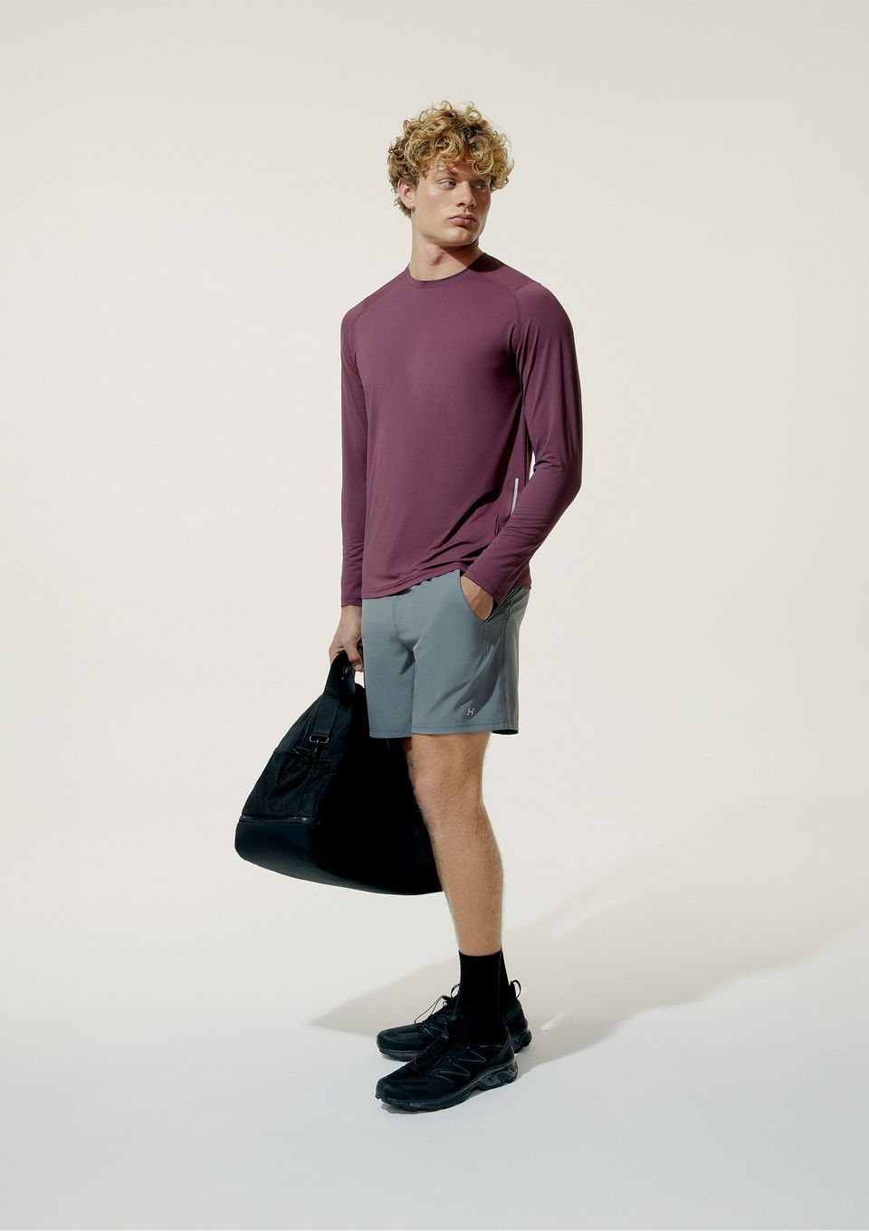 Bermuda Esportiva Masculina Easy Care - Cinza