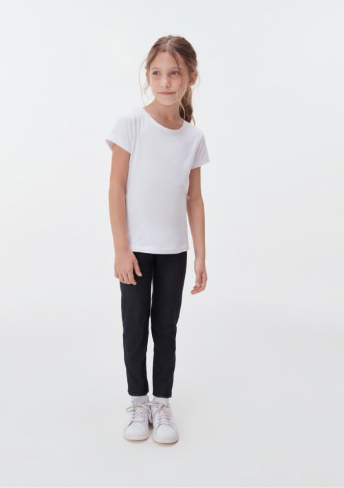 Calça Legging Infantil Menina - Azul