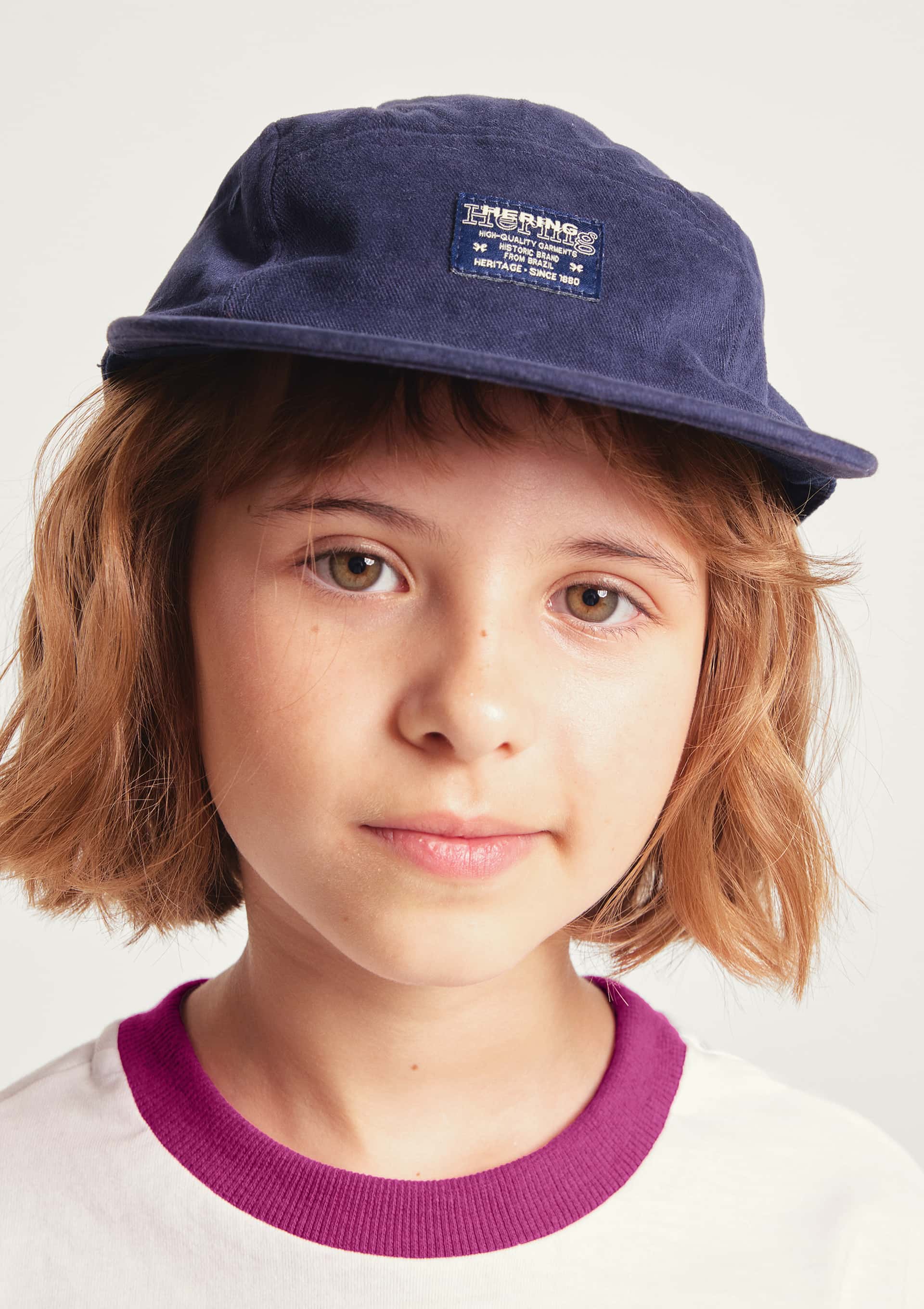 Boné Infantil Unissex Five Panel Bordado - Azul