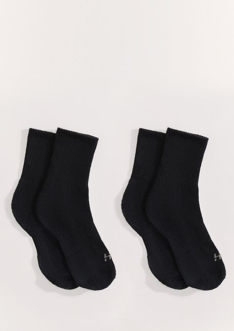 Kit 2 Pares de Meia Esportiva Cano Longo - Preto — Hering