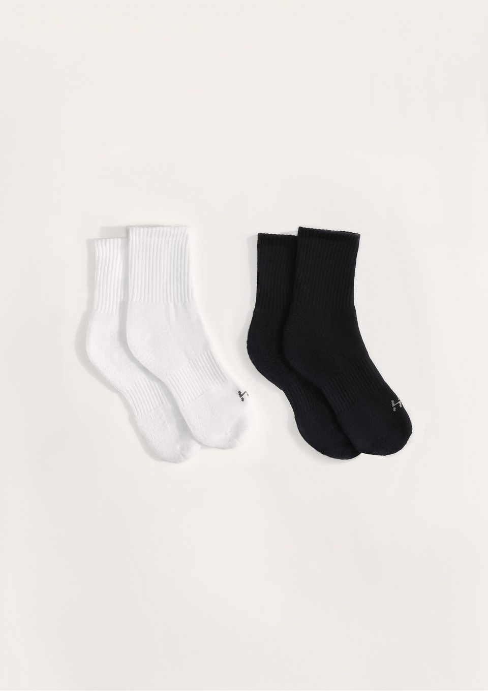 Kit 2 Pares de Meia Esportiva Cano Longo - Multicolorido