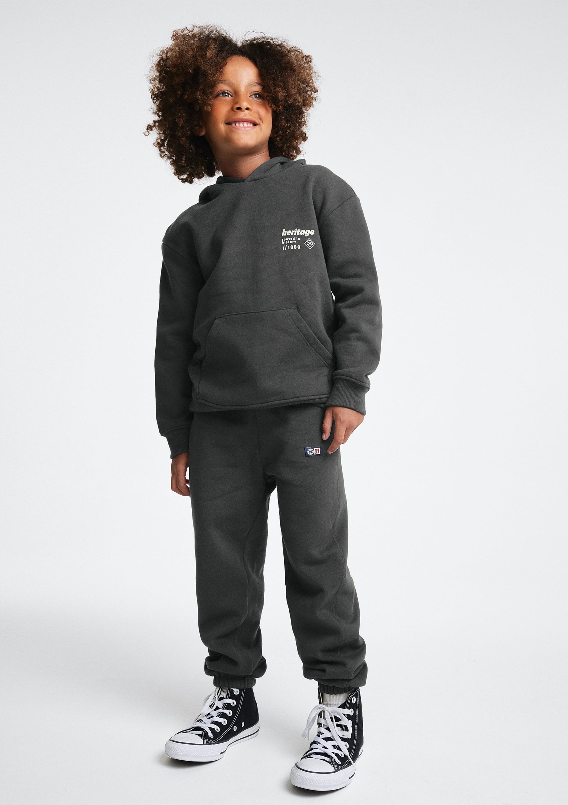 Calça de Moletom Infantil Menino Peluciada - Cinza