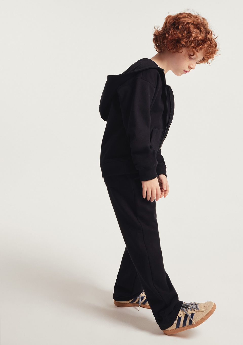 Calça de Moletom Infantil Unissex Peluciada - Preto