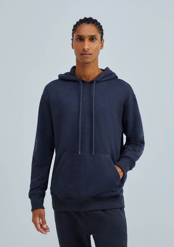 Blusão Básico Masculino Comfort Em Moletom Peluciado - Cinza XG