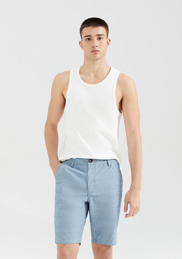 Bermuda Masculina Chino Fio Tinto - Azul 044