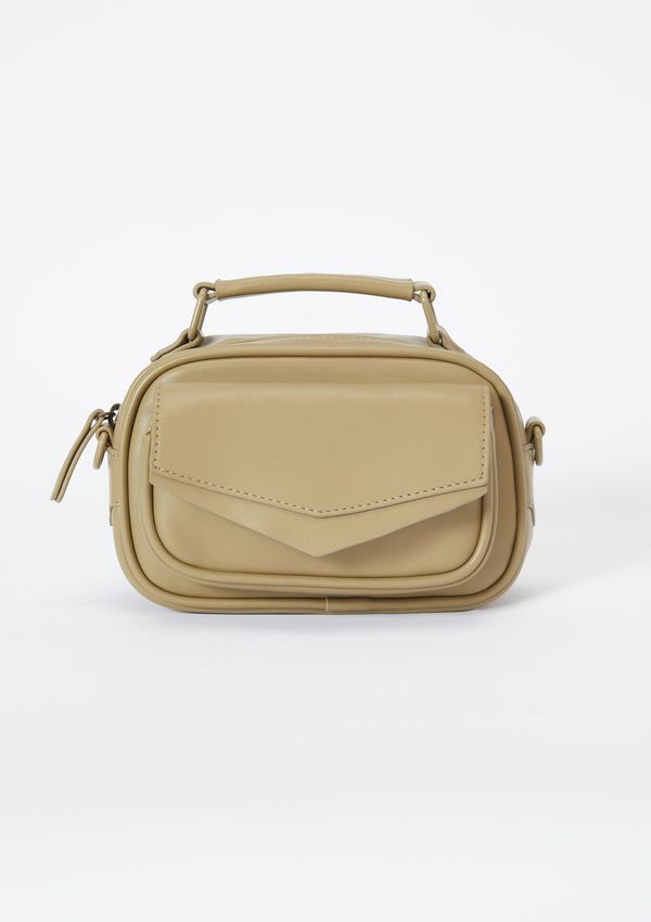 Bolsa Tiracolo Feminina Pequena - Caqui UNI
