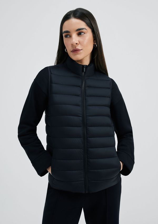 Colete Básico Feminino Puffer - Preto M