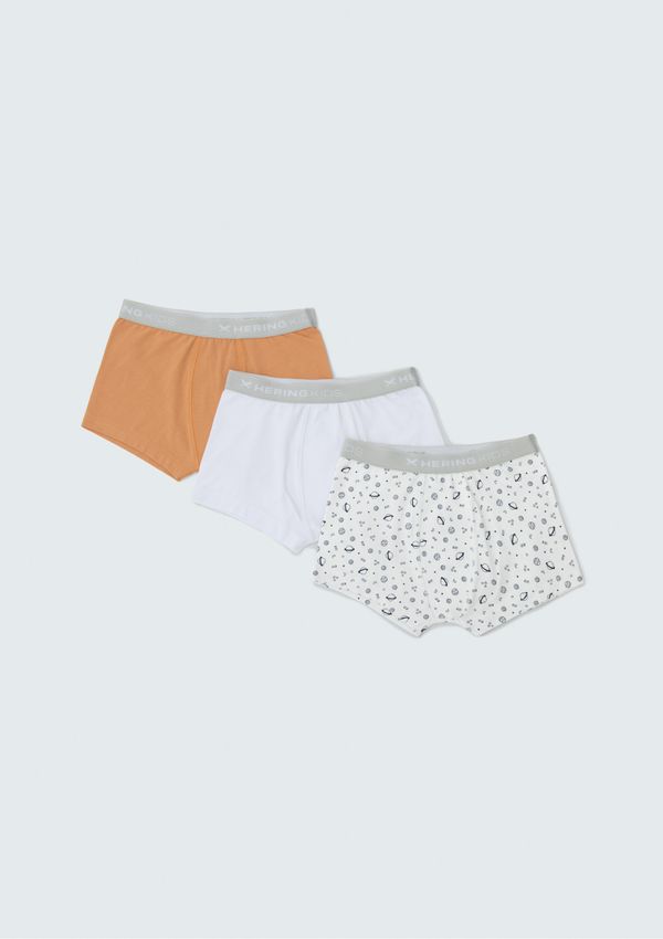 Kit Com 3 Cuecas Boxer Infantil - Multicolorido 014
