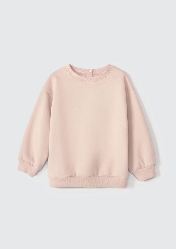 Blusão Básico de Moletom Infantil Unissex Toddler - Rosa 004