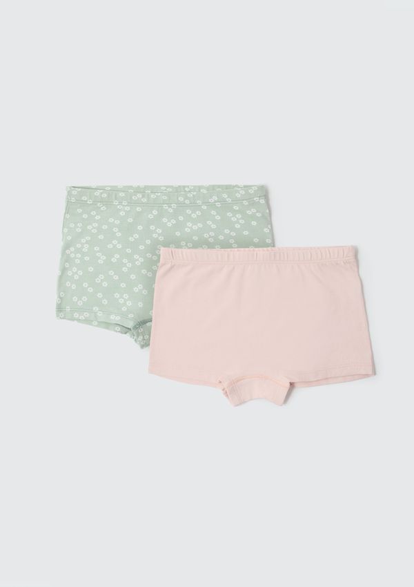 Kit Com 2 Calcinhas Boxer Infantil Hering Kids - Multicolorido 008