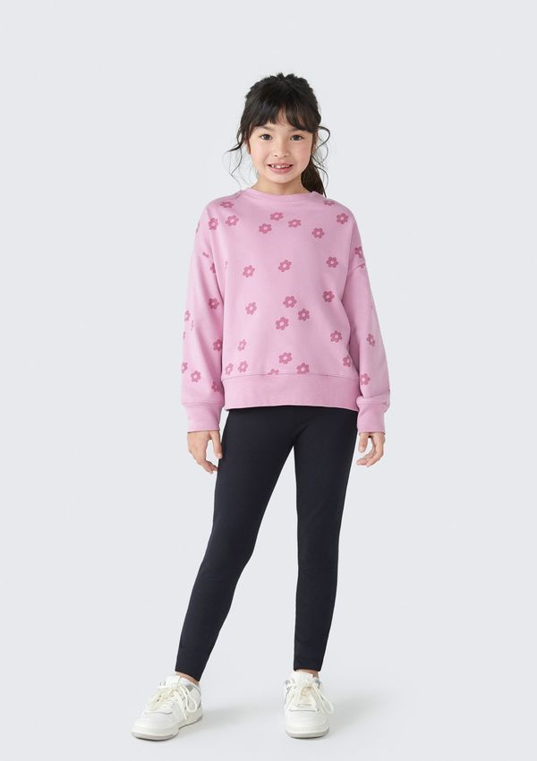 Conjunto Longo Infantil Menina Estampado - Rosa 008